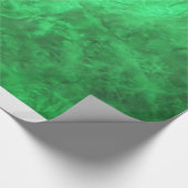 Emerald Green Velvet Wrapping Paper Cadeaupapier (Hoek)