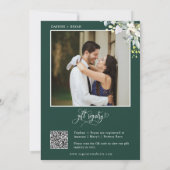 Emerald Green verlaat de QR-code van de Engagement Kaart (Achterkant)