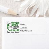 Emerald Green voor iemand die ik leverkanker nodig Etiket (Insitu)