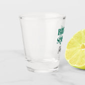 Emerald Green Wedding Bride Squad Personalized Shot Glas (Links)