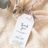Emerald Green Wedding Favoriet Label Sjabloon, Cadeaulabel