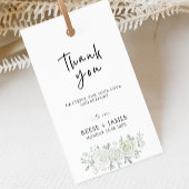 Emerald Green Wedding Favoriet Label Sjabloon, Cadeaulabel