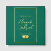 Emerald Green Wedding Gastenboek (Voorkant)