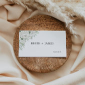 Emerald Green Wedding Place Cards Sjabloon