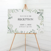 Emerald Green Wedding Receptie Welkomstbord Poster