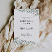 Emerald Green Wedding Repetitie Dinner Sign Night, Kaart