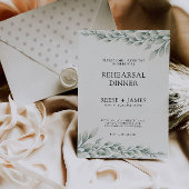 Emerald Green Wedding Repetitie Dinner Sign Night, Kaart