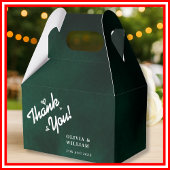 Emerald Green Wedding Thank You  Bedankdoosjes