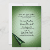 Emerald Green Wedding Uitnodiging (Voorkant)