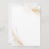 Emerald Green & White Rose Floral Budget Wedding Kaart (Achterkant)