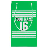 Emerald Green White Team Jersey Klein Cadeauzakje (Voorkant)