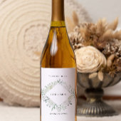 Emerald Green wijnfles label Sjabloon Wijn Etiket