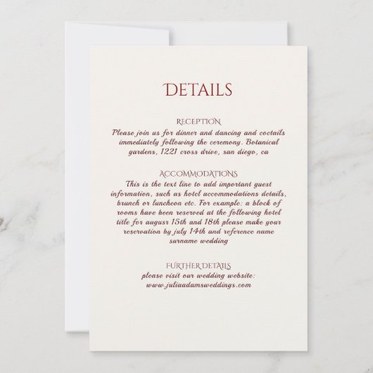 Emerald Green Wild Amazonewoud Mandala bruiloft Kaart (Achterkant)