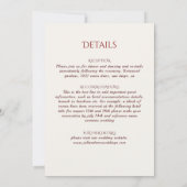 Emerald Green Wild Amazonewoud Mandala bruiloft Kaart (Achterkant)