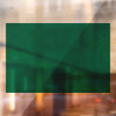 Emerald Green Window Cling 30x20 inch Raamsticker (Vel 2)