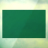 Emerald Green Window Cling 30x20 inch Raamsticker (Vel 3)