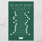 Emerald Green zou ze liever Vrijgezellenfeest spel (Voorkant)