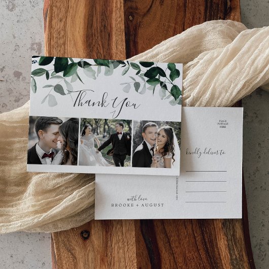 Emerald Greenery 3 Foto Hartelijk dank Briefkaart