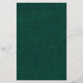 Emerald Greenery  Botanisch Trouwmenu (Achterkant)