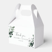 Emerald Greenery Dank je Bedankdoosjes (Voorkant Zijde)