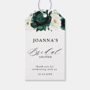 Emerald Greenery Eucalyptus Floral Vrijgezellenfee Cadeaulabel