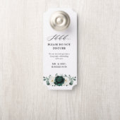 Emerald Greenery Eucalyptus Stoor de deur niet Deurhanger (Op knop)