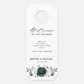 Emerald Greenery Eucalyptus Stoor de deur niet Deurhanger (Achterkant)