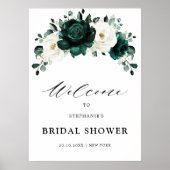 Emerald Greenery Eucalyptus Vrijgezellenfeest Welk Poster (Voorkant)