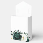 Emerald Greenery Eucalyptus White Floral Wedding Bedankdoosjes (Geopend)