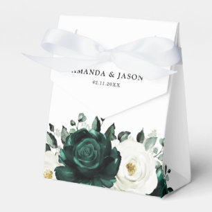 Emerald Greenery Eucalyptus White Floral Wedding Bedankdoosjes