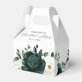 Emerald Greenery Eucalyptus White Vrijgezellenfees Bedankdoosjes (Achterkant)