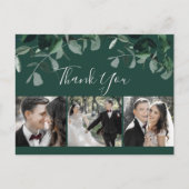 Emerald Greenery Green 3 Foto Hartelijk dank Brief Briefkaart (Voorkant)