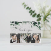 Emerald Greenery | Grijs 3 Foto: Dank u Briefkaart (Staand voorkant)