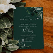 Emerald Greenery | Groen huwelijk Kaart