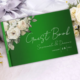  Emerald Groen Bruiloft en Rozen Gastenboek