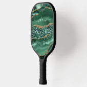 Emerald Groen Goud Aangepaste Naam Pickleball Padd Pickleball Paddle (Links)