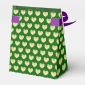 Emerald Groen Goud Paarse Bruiloft Feest Evenement Bedankdoosjes (Achterkant)