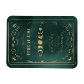 Emerald Groen Goud Tarot Celestial Save the Date Magneet (Horizontaal)