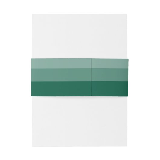Emerald Groen Moderne Script Bruiloft Uitnodigingen Wikkel (Achterkant Voorbeeld)