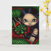 Emerald Guardian-Wenskaart Kaart (Gele Bloem)