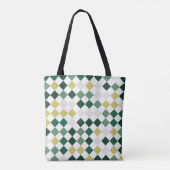 Emerald Harmony Diamonds Tote Bag (Achterkant)