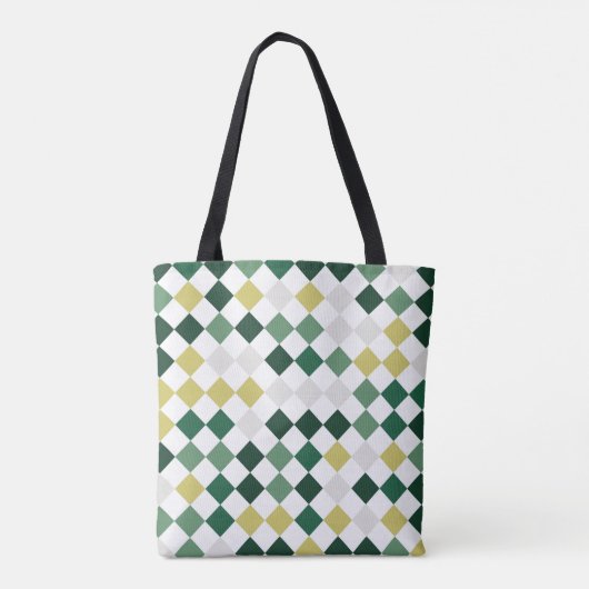 Emerald Harmony Diamonds Tote Bag (Achterkant)