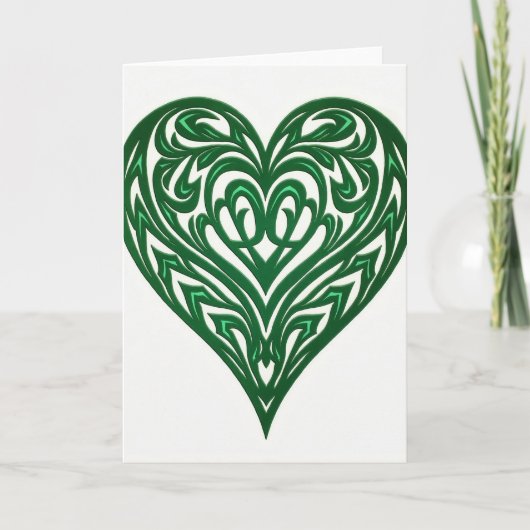 Emerald Hart Kunstkaart Kaart (Voorkant)