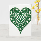 Emerald Hart Kunstkaart Kaart (Gele Bloem)
