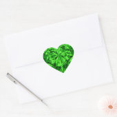 Emerald Heart Hart Sticker (Envelop)