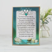 Emerald Heart Save the Date (Staand voorkant)