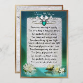 Emerald Heart Save the Date (Voorkant / Achterkant)