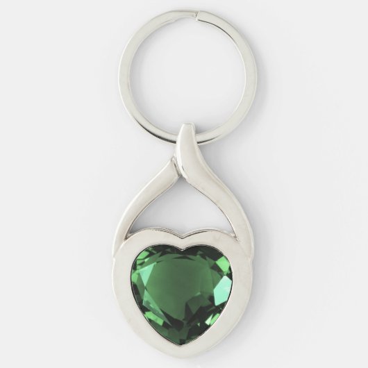 Emerald Heart Sleutelhanger (Voorkant)