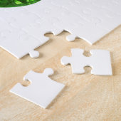 Emerald Heart vorm Green Gemstone Puzzle Legpuzzel (Zijkant)