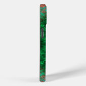 Emerald Heilige Geometrie Fractale Kunst Case-Mate iPhone Case (Achterkant / Rechts)